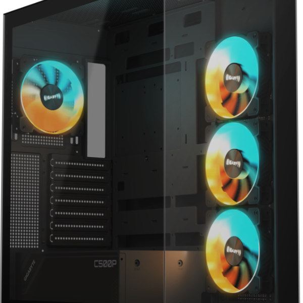 Кутия Gigabyte C500 PANORAMIC Stealth Black - Mid-Tower