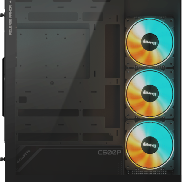 Кутия Gigabyte C500 PANORAMIC Stealth Black - Mid-Tower