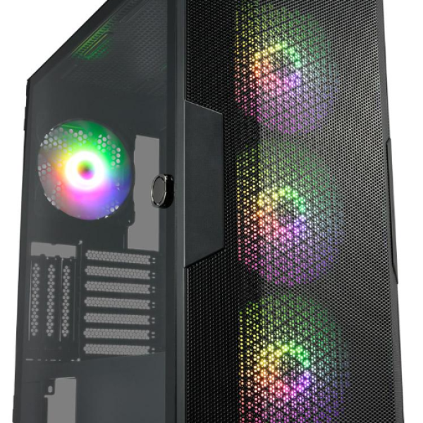 Кутия FSP CUT592 Black ARGB TG, E-ATX Full - Tower