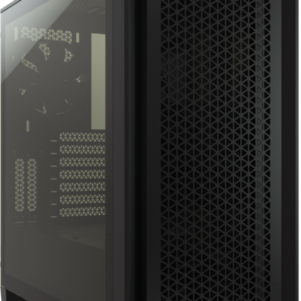 Кутия Corsair 4000D Airflow Mid Tower, Tempered Glass, Черна