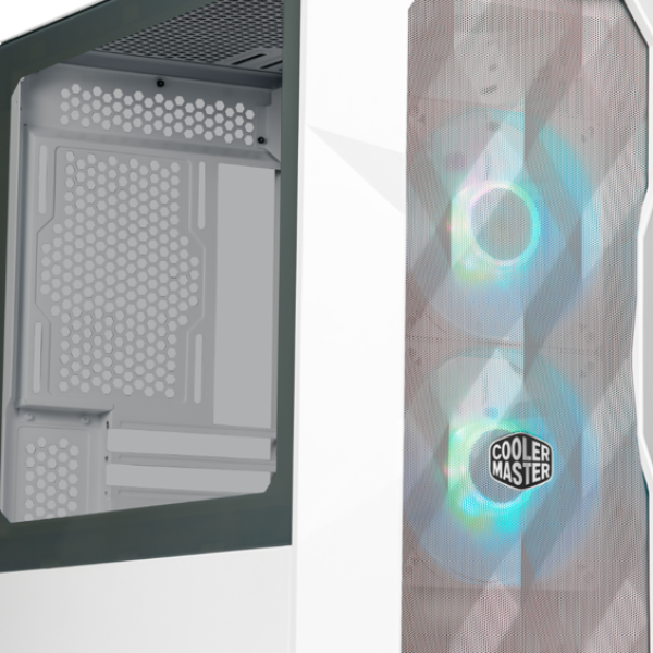 Кутия Cooler Master MasterBox TD300 Mesh, Бяла