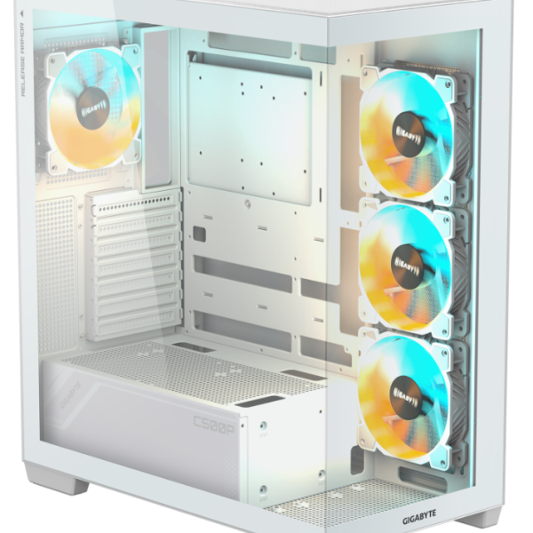 Кутия Gigabyte C500 PANORAMIC Stealth Ice - Mid-Tower
