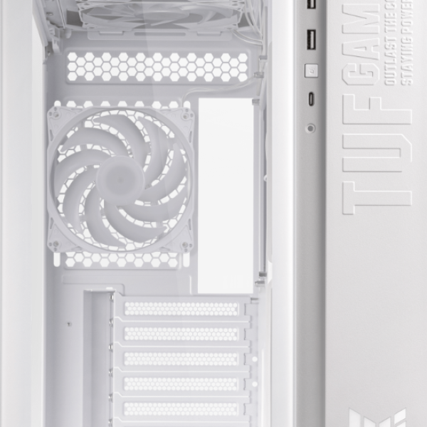 Кутия ASUS TUF Gaming GT502 PLUS ARGB WHITE EDITION