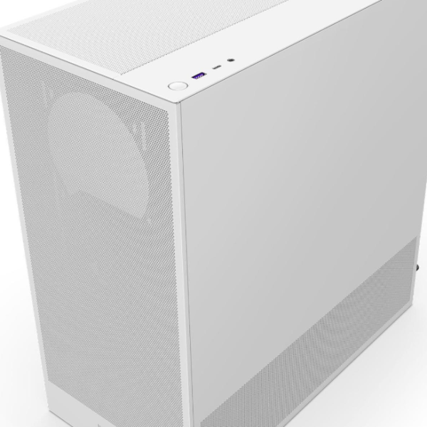Кутия NZXT H5 Flow 2024 White, Mid-Tower