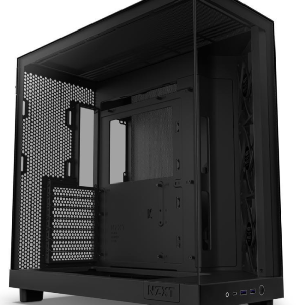 Кутия NZXT H6 Flow Matte Black - Middle Tower