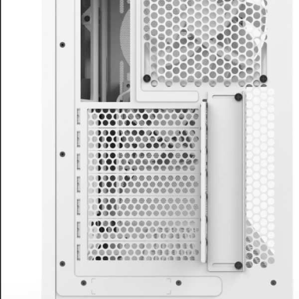 Кутия NZXT H5 Flow 2024 White, Mid-Tower