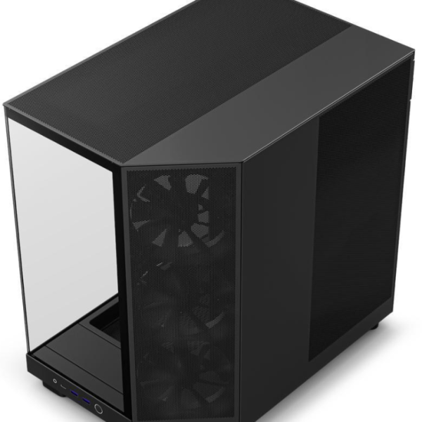 Кутия NZXT H6 Flow Matte Black - Middle Tower