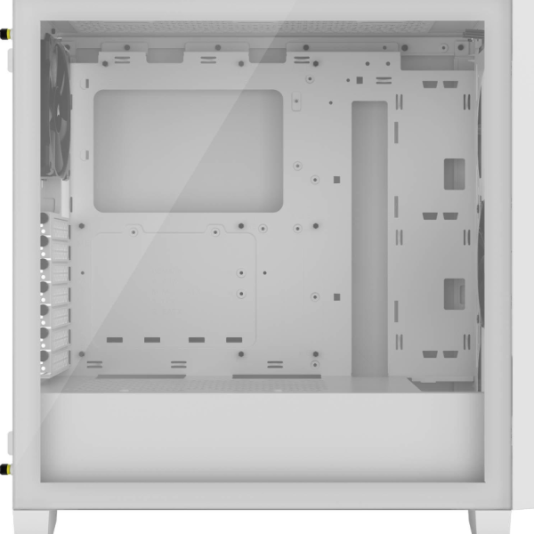 Кутия Corsair 3000D Airflow Mid Tower, Tempered Glass, Бял