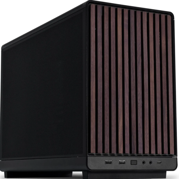 Кутия Lian Li DAN A3-mATX Wood Edition, Micro Tower