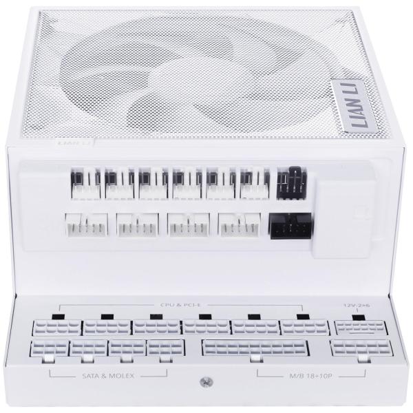 Захранващ блок Lian Li EDGE 1200W 80+ Gold PCIe 5.1, ATX 3.1 - Бяло