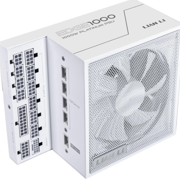 Захранващ блок Lian Li EDGE EG1000 White 1000W 80+ Platinum PCIe 5.1, ATX 3.1