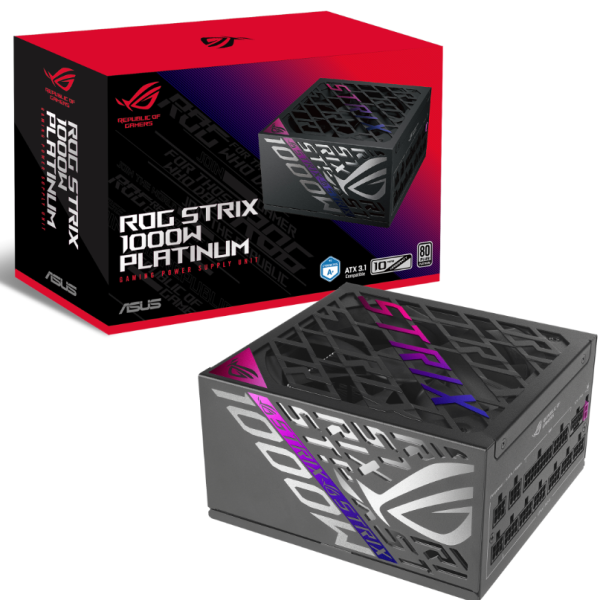 Захранващ блок ASUS ROG STRIX 1000W, 80+ Platinum PCIe 5.0, Fully Modular