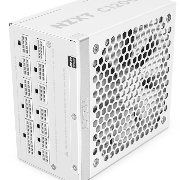 Захранващ блок NZXT C1200 White 1200W 80+ Gold ATX 3.1 - Fully Modular