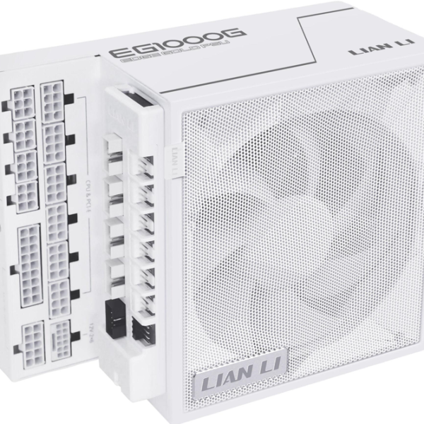 Захранващ блок Lian Li EDGE 1000W 80+ Gold PCIe 5.1, ATX 3.1 - Бяло