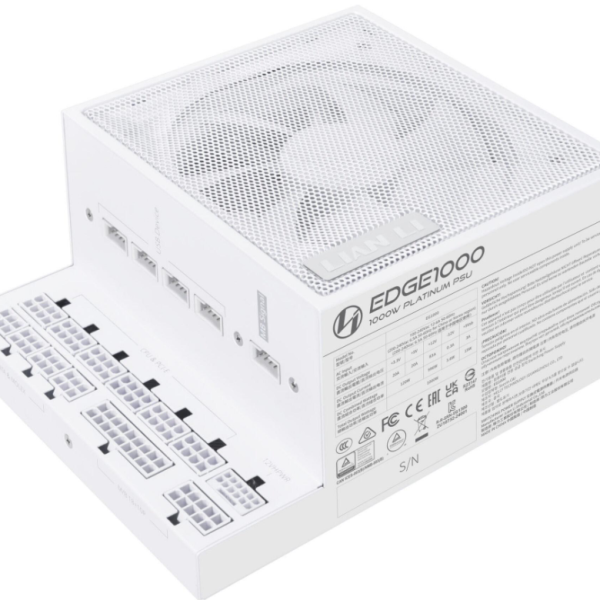 Захранващ блок Lian Li EDGE EG1000 White 1000W 80+ Platinum PCIe 5.1, ATX 3.1