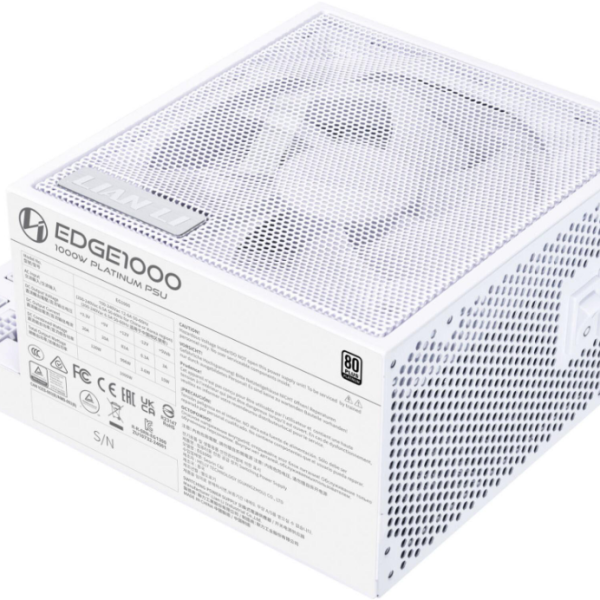 Захранващ блок Lian Li EDGE EG1000 White 1000W 80+ Platinum PCIe 5.1, ATX 3.1
