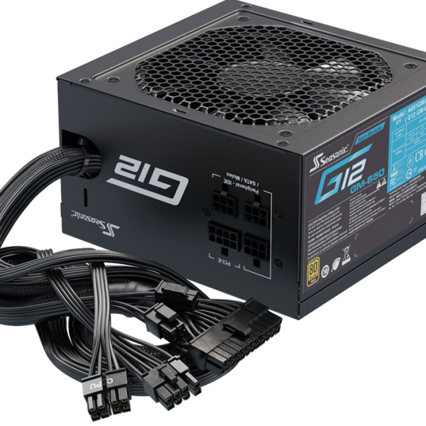 Захранващ блок Seasonic G12 GM-650, 650W, 80+ GOLD