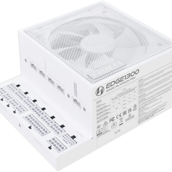 Захранващ блок Lian Li EDGE EG1300 White 1300W 80+ Platinum PCIe 5.1, ATX 3.1