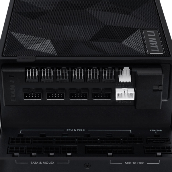 Захранващ блок Lian Li EDGE 1200W 80+ Gold PCIe 5.1, ATX 3.1 - Черно