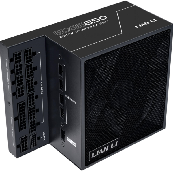 Захранващ блок Lian Li EDGE EG0850 Black 850W 80+ Platinum PCIe 5.1, ATX 3.1