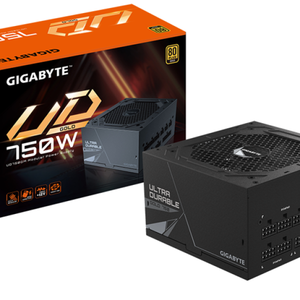 Захранващ блок Gigabyte UD750GM, 80 Plus, Gold,750W, Modular