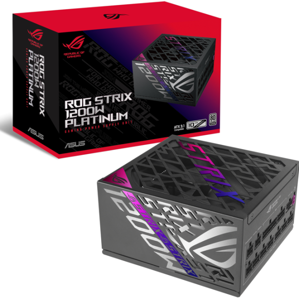 Захранващ блок ASUS ROG STRIX 1200W, 80+ Platinum PCIe 5.0, Fully Modular