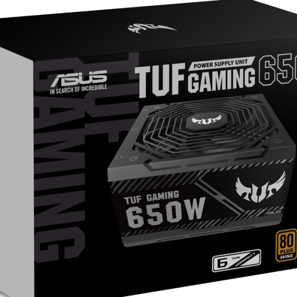 Захранващ блок ASUS TUF Gaming 650W, 80+ Bronze