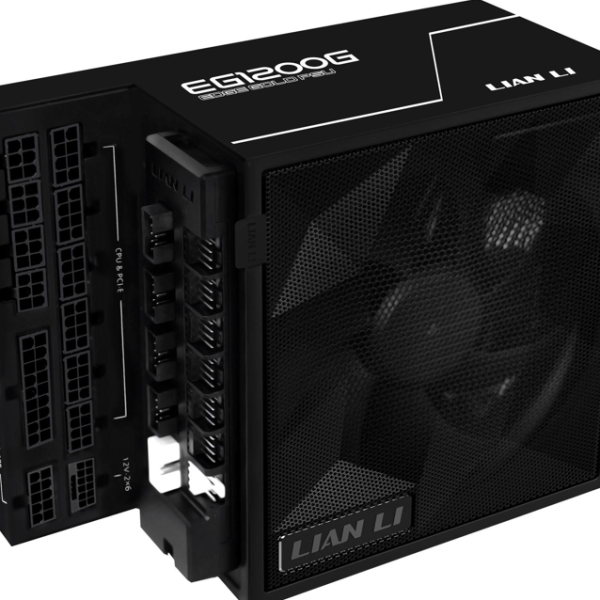 Захранващ блок Lian Li EDGE 1200W 80+ Gold PCIe 5.1, ATX 3.1 - Черно