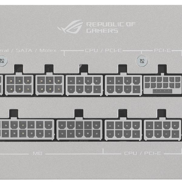 Захранващ блок ASUS ROG Strix 1000W 80+ Gold Aura White