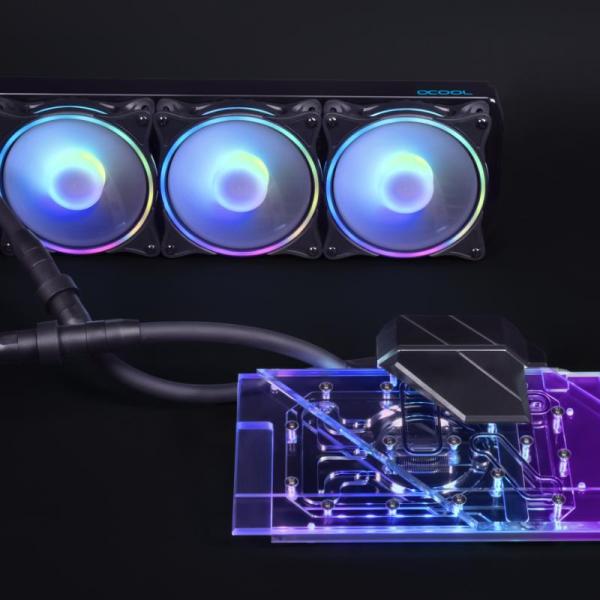 Система с водно охлаждане Alphacool Eiswolf 2 AIO - 360mm Radeon RX 6800/6800XT Strix/TUF with Backplate