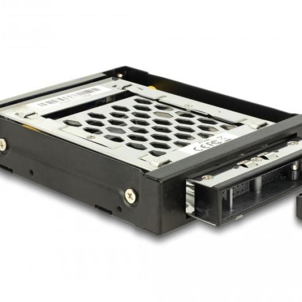 Преносимо чекмедже Delock 3.5″, За 1 x 2.5″ SATA / SAS HDD / SSD, Защита от вибрации