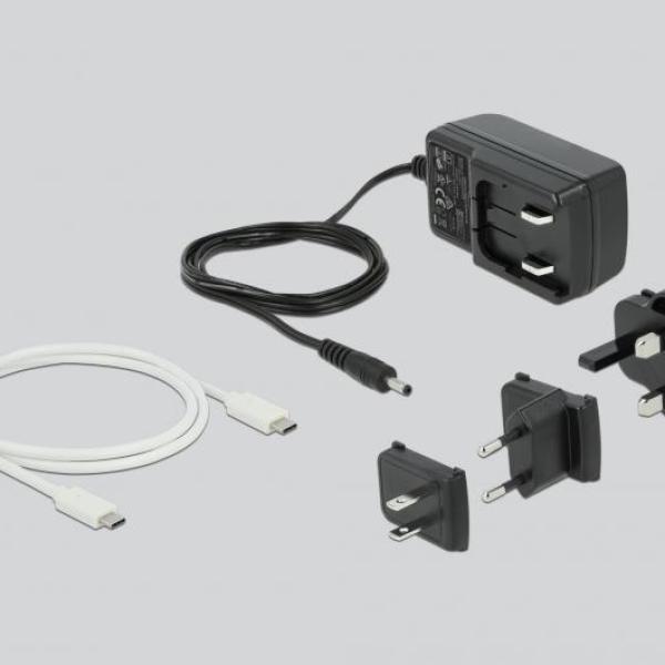 Станция Delock USB-C, За 2 x 2.5″ SATA HDD / SSD, Клониране
