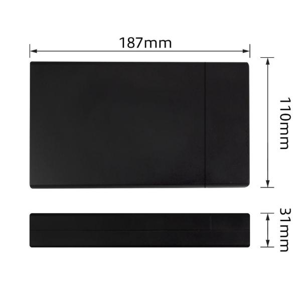 Чекмедже за твърд диск ACT AC1405, 3.5", SATA, USB 3.1 Gen1 (USB 3.0), Черен