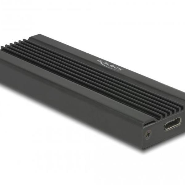 Външно чекмедже Delock, За M.2 NVMe PCIe SSD, USB-C 3.2 Gen 2, 10 Gbps