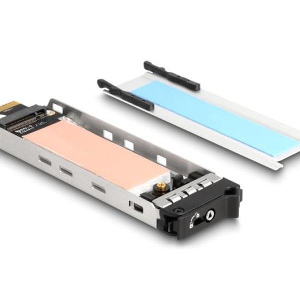 Вътрешна тава Delock, PCI Express Card за 1 x M.2 NVMe SSD - Low Profile Form Factor