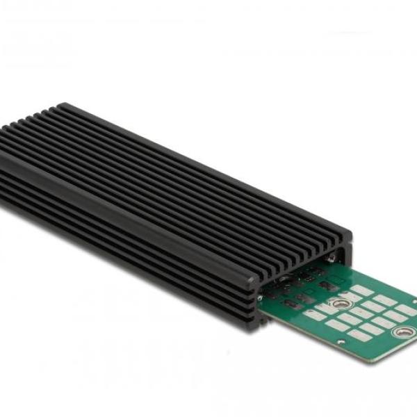 Външно чекмедже Delock за M.2 NVMe PCIe или SATA SSD, USB-C 3.2 Gen 2