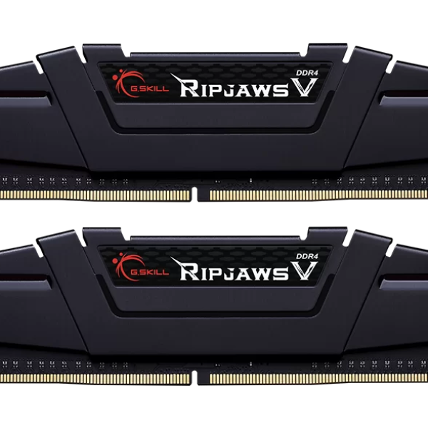 Памет G.SKILL Ripjaws V Black 32GB(2x16GB) DDR4 3600MHz F4-3600C18D-32GVK