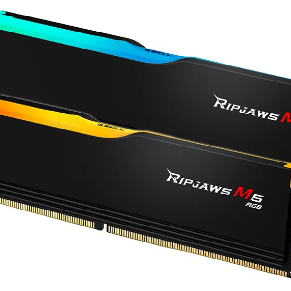Памет G.SKILL Ripjaws M5 RGB Black 64GB(2x32GB) DDR5-6000 - Intel XMP