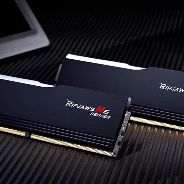 Памет G.SKILL Ripjaws M5 Neo RGB Black 32GB(2x16GB) DDR5-6000