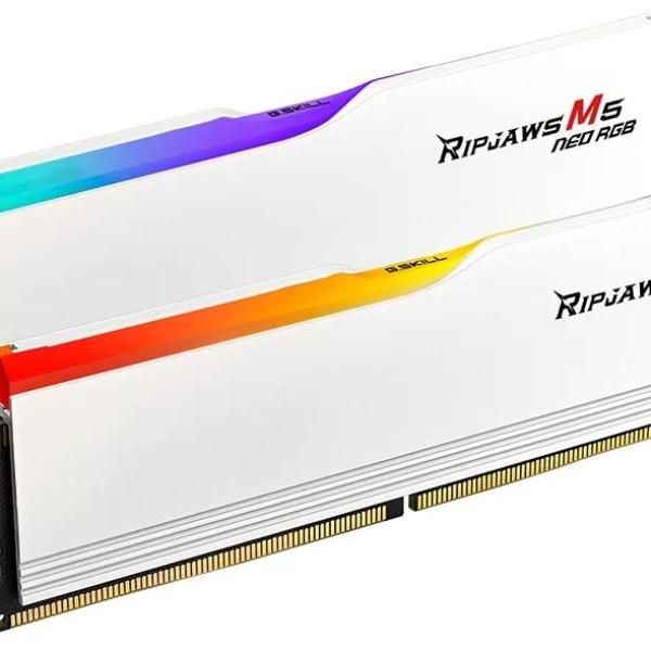 Памет G.SKILL Ripjaws M5 Neo RGB White 32GB(2x16GB) DDR5-6000