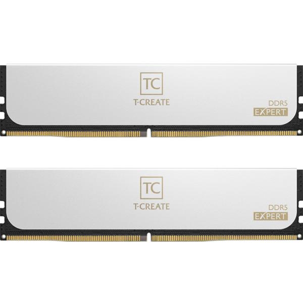 Памет Team Group T-CREATE EXPERT White DDR5 32GB(2x16GB) 6000MHz CL30