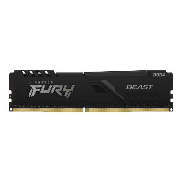 Памет Kingston FURY Beast Black 16GB(2x8GB) DDR4 3200MHz KF432C16BBK2/16