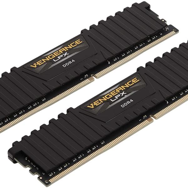 Памет CORSAIR VENGEANCE LPX, 16GB (2 x 8GB), DDR4, 3200MHz, Black