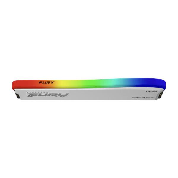 Памет Kingston FURY Beast White RGB 8GB DDR4 3200MHz KF432C16BWA/8