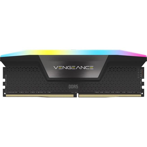 Памет Corsair Vengeance Black RGB 32GB(2x16GB) DDR5 6000MHz CMH32GX5M2E6000C36