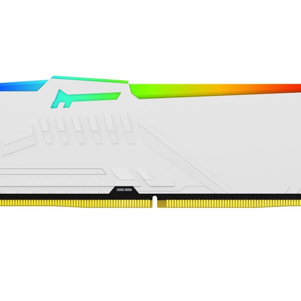 Памет Kingston FURY Beast White RGB 32GB(2x16GB) DDR5 5200MHz CL36