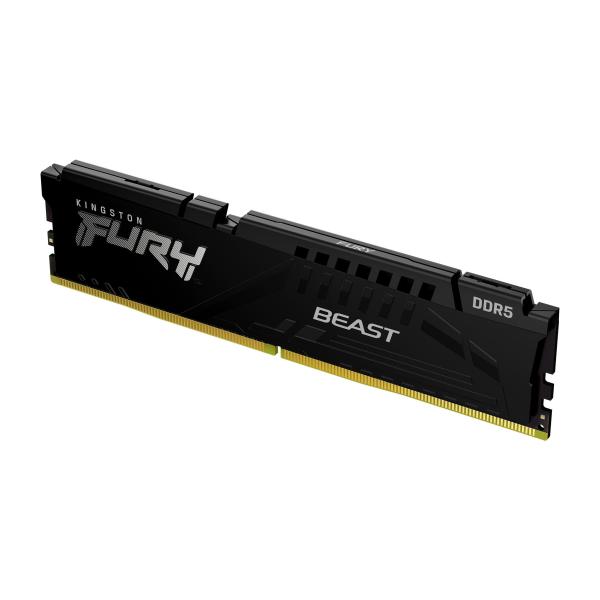 Памет Kingston FURY Beast Black 32GB(2x16GB) DDR5 - KF560C30BBK2-32