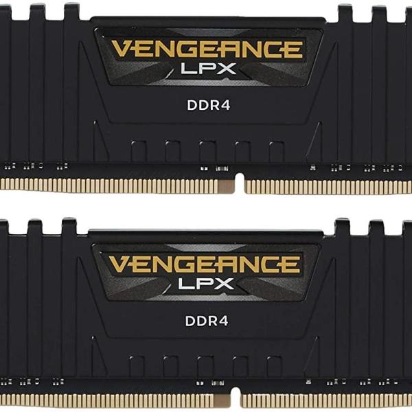 Памет CORSAIR VENGEANCE LPX, 16GB (2 x 8GB), DDR4, 3200MHz, Black