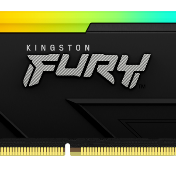 Памет Kingston FURY Beast Black RGB 8GB DDR4 3600MHz CL17