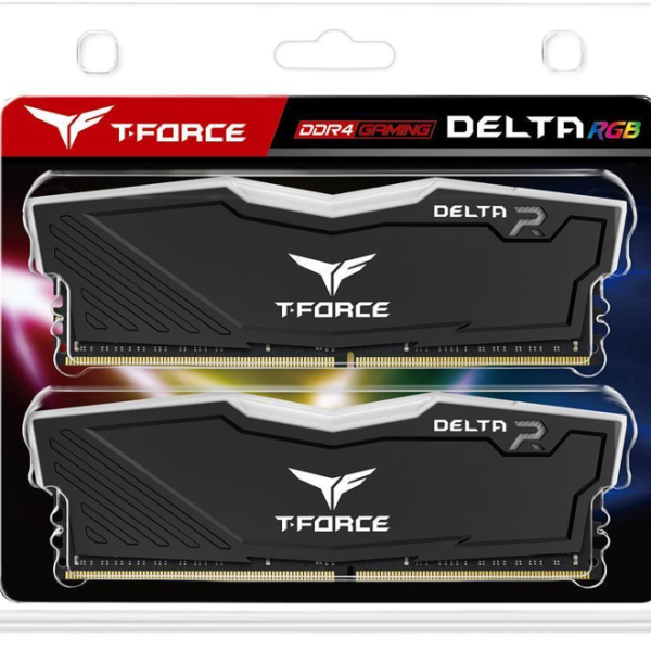 Памет Team Group T-Force Delta RGB Black DDR4 16GB (2x8GB) 3200MHz 1.35V